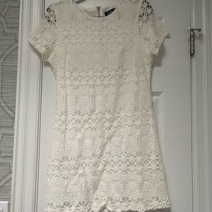 White Dress from Lulus. Worn only 1 time